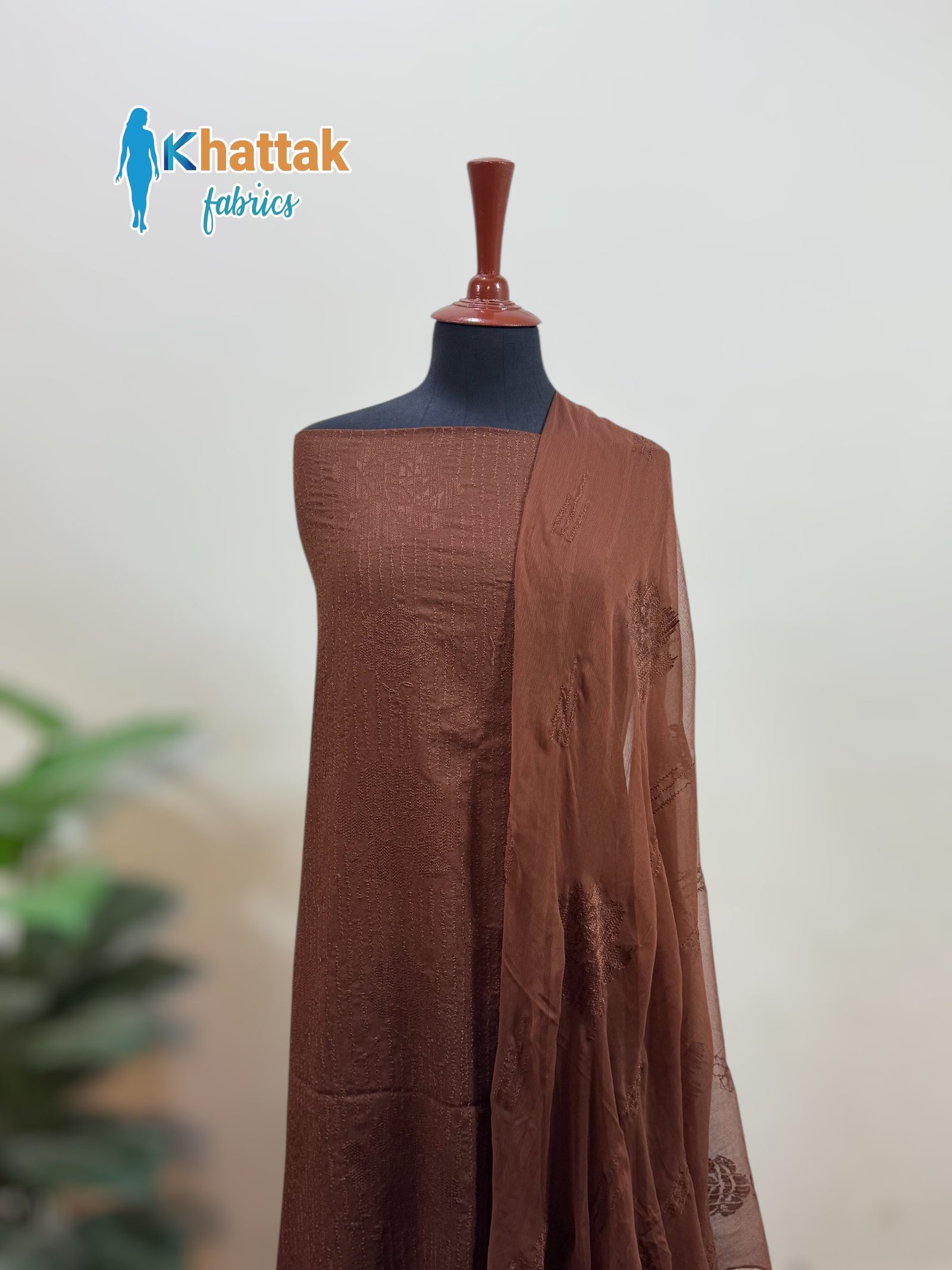 Winter Karandi KF-134 by Khattak Fabrics Winter Karandi Suit KF-134