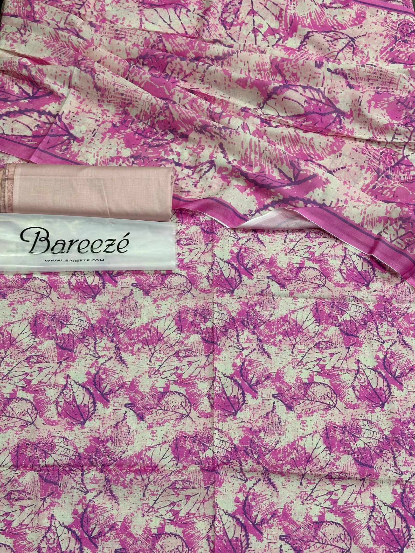 bareeze 3pc printed lawn